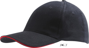 SOL’S - Six Panel Cap Buffalo (Black/Red)