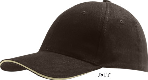 SOL’S - Six Panel Cap Buffalo (Chocolate/Beige)