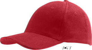 SOL’S - Six Panel Cap Buffalo (Red)