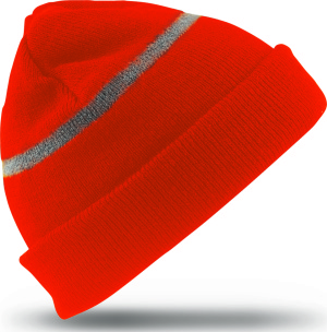 Result - Junior Woolly Ski Hat 3M™ Thinsulate™ (Fluorescent Orange)