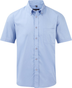 Russell - Men´s Short Sleeve Classic Twill Shirt (Blue)