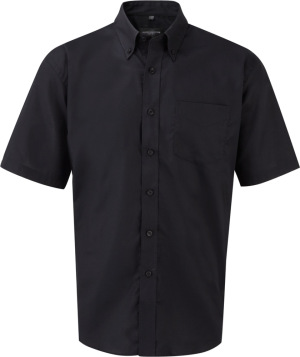 Russell - Kurzärmeliges Oxford-Hemd (Black)