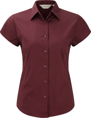 Russell - Stretchy Bluse Kurzarm (Port)
