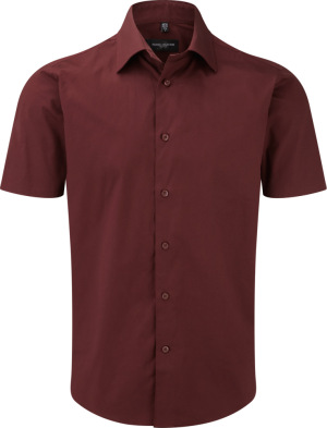 Russell - Men´s Short Sleeve Easy Care Fitted Shirt (Port)