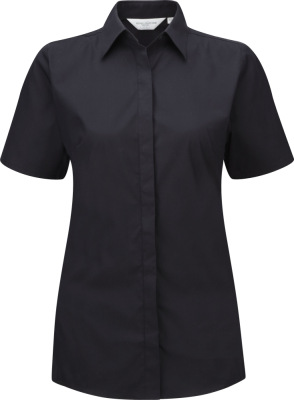 Russell - Ultimate Stretch Bluse Kurzarm (Black)
