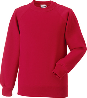 Russell - Kids Raglan-Sweatshirt (Classic Red)