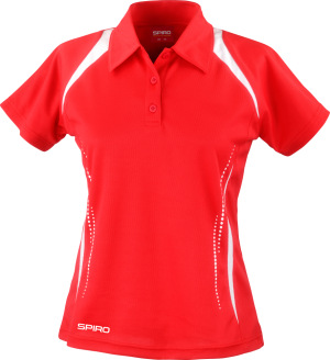 Spiro - Ladies Team Spirit Polo (Red/White)