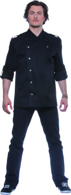 Karlowsky - Kochjacke ROCK CHEF® (6) (schwarz)