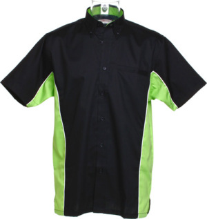GameGear - Gamegear® Shirt Short Sleeved (Black/Lime/White)