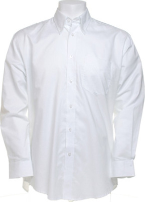 Kustom Kit - Workwear Oxford Shirt Longsleeve (White)