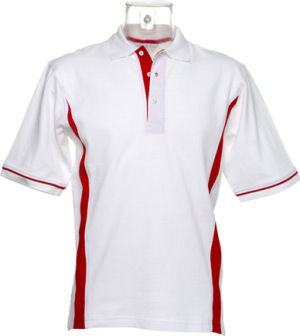 Kustom Kit - Scottsdale Piqué Polo (White/Red)