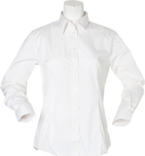 Kustom Kit - Women´s Workforce Poplin Shirt Long Sleeved (White)