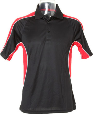GameGear - Active Polo Shirt (Black/Red)