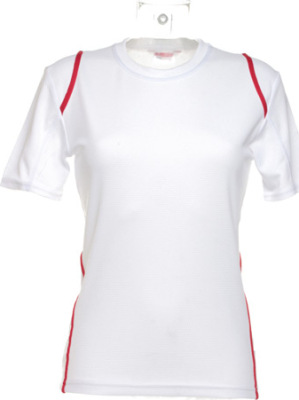 GameGear - Women´s T-Shirt Short Sleeve (White/Red)