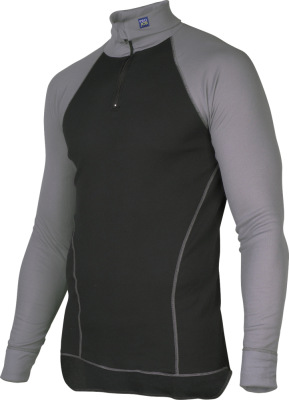 ProJob - Unterhemd mit Polokragen (schwarz)
