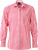 James & Nicholson - Men's  Traditional Shirt (red/white)