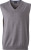 James & Nicholson - Men's V-Neck Pullunder (grey-heather)