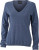 James & Nicholson - Ladies' Pullover (denim-melange)