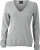 James & Nicholson - Ladies' Pullover (light-grey-melange)