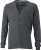 James & Nicholson - Men's Cardigan (anthracite-melange)