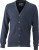 James & Nicholson - Herren Cardigan (navy-melange)