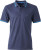 James & Nicholson - Mens' Funktions Polo (navy/aqua)