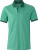 James & Nicholson - Herren Jersey Heather Polo (green-melange/dark-green)