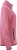 James & Nicholson - Damen Strickfleece Jacke (pink-melange/off-white)