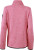James & Nicholson - Damen Strickfleece Jacke (pink-melange/off-white)