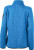 James & Nicholson - Ladies' Knitted Fleece Jacket (royal-melange/red)