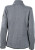 James & Nicholson - Damen Strickfleece Jacke (dark-grey-melange/silver)