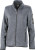 James & Nicholson - Ladies' Knitted Fleece Jacket (dark-grey-melange/silver)