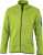 James & Nicholson - Herren Strickfleece Jacke (kiwi-melange/royal)