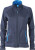 James & Nicholson - Damen Stretchfleece Jacke (navy/cobalt)