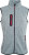 James & Nicholson - Damen Strickfleece Weste mit Stehkragen (light grey melange/red)