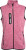 James & Nicholson - Ladies' Knitted Fleece Vest (pink melange/off white)