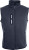 James & Nicholson - Men's Knitted Fleece Vest (dark grey melange/silver)