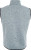 James & Nicholson - Herren Strickfleece Weste mit Stehkragen (light grey melange/red)