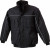 James & Nicholson - Workwear Jacket with Zip-Off Sleeves (black/black)