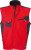 James & Nicholson - Workwear Gilet (red/black)