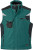 James & Nicholson - Workwear Winter Softshell Vest (dark-green/black)