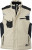 James & Nicholson - Workwear Winter Softshell Gilet (stone/black)