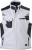 James & Nicholson - Workwear Winter Softshell Vest (white/carbon)