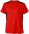 James & Nicholson - Workwear T-Shirt (red/black)