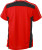 James & Nicholson - Workwear T-Shirt (red/black)