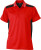 James & Nicholson - Men's Workwear Piqué Polo (red/black)