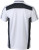 James & Nicholson - Herren Workwear Piqué Polo (white/carbon)