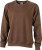 James & Nicholson - Workwear Sweat (brown)