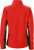 James & Nicholson - Damen Workwear Microfleece Jacke (red/black)