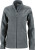 James & Nicholson - Damen Workwear Microfleece Jacke (carbon/black)